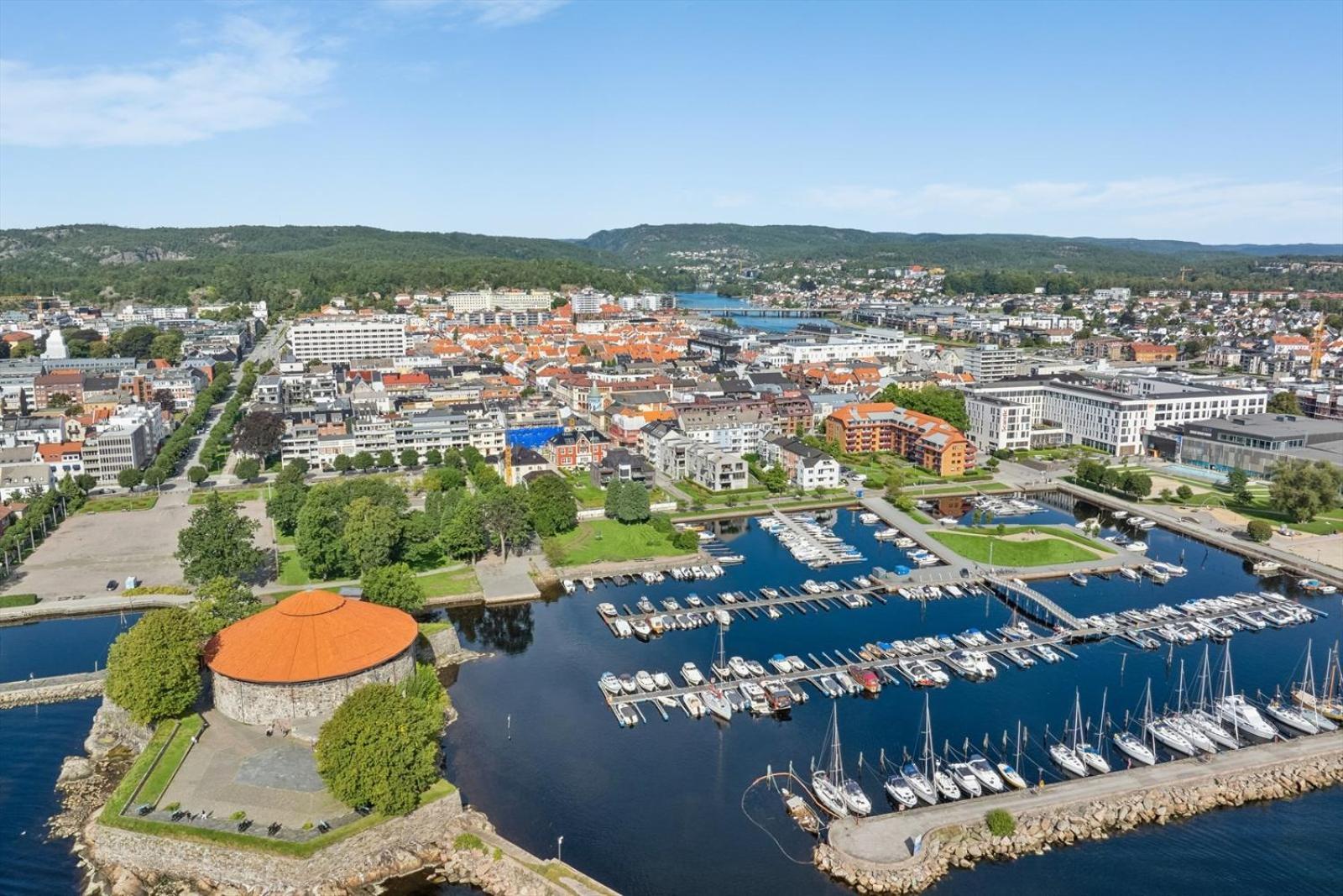 Kristiansand, Bystranda 59M2, 2 Soverom, 6 Senger Apartment Ngoại thất bức ảnh